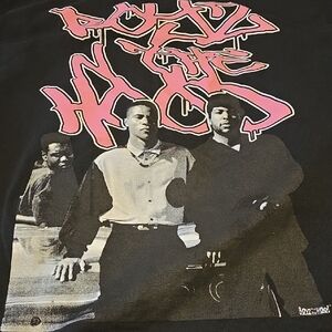 Black and Pink Graphic Men's Shirt